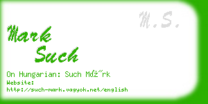 mark such business card